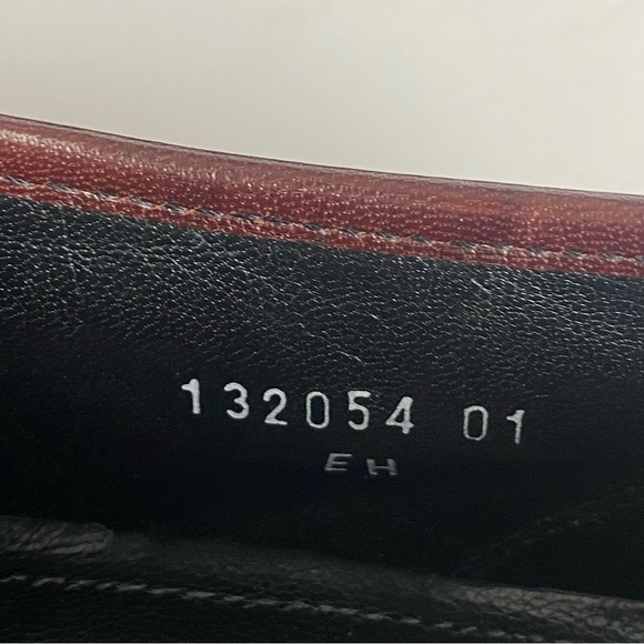 Florsheim Black Cherry Leather Men's Size 9 D Como Loafer Vintage 17089-18 - Picture 10 of 12